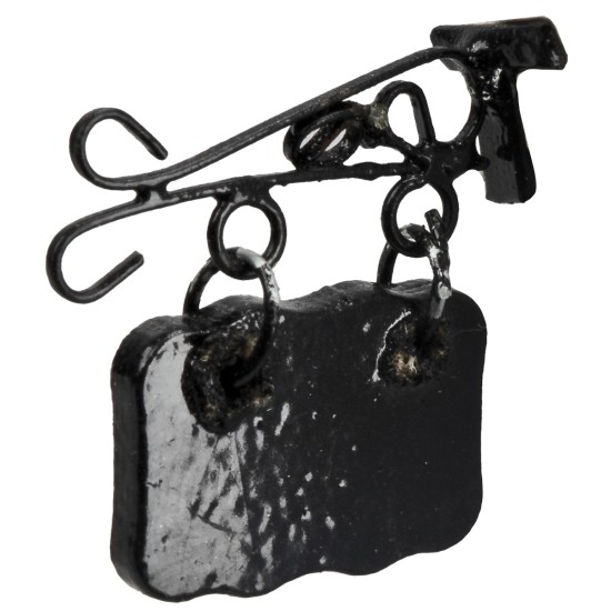 Letrero de metal de 2,5 cm para belén Mondo Presepi