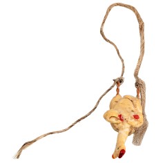 Plucked chicken in resin for nativity scene Mondo Presepi 2