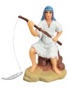 Fisherman 8 cm with rod for nativity scene Mondo Presepi