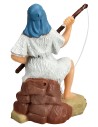 Pescador con caña serie 8 cm