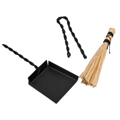 Fireplace tool set for statues from 15-30cm for Mondo nativity scene