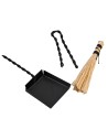 Fireplace tool set for statues from 15-30cm for Mondo nativity scene