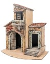 Casetta napoletana con porta rialzata cm 26,5x15,7x14,5 h.