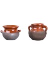 Set 2 anfore invecchiate 4-5 cm per presepe Mondo Presepi