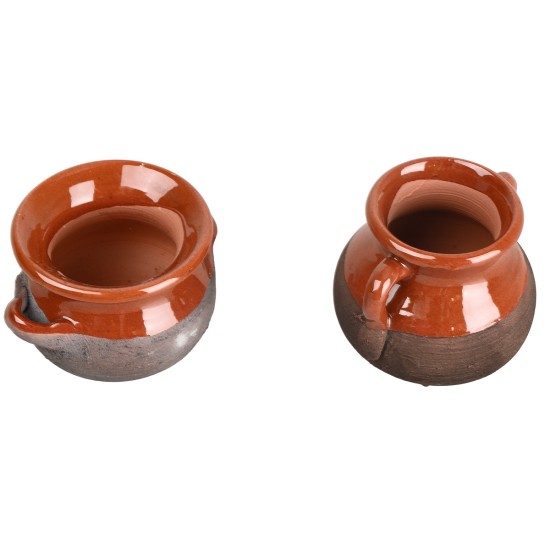 Set 2 anfore invecchiate 4-5 cm per presepe Mondo Presepi