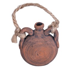 Terracotta water bottle h 4 cm for nativity scene Mondo Presepi