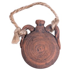 Terracotta water bottle h 3.3 cm for nativity scene Mondo Presepi