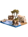 Seascape with islet cm 19x14.5x13 h for Mondo nativity scene