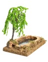 Estanque efecto profundidad con planta cm 12,5x8,5x14 h para