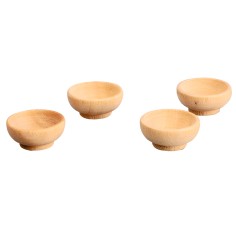 Set 4 ciotole in legno ø 1,5 cm per presepe Mondo Presepi