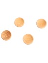 Set 4 ciotole in legno ø 1,5 cm per presepe Mondo Presepi
