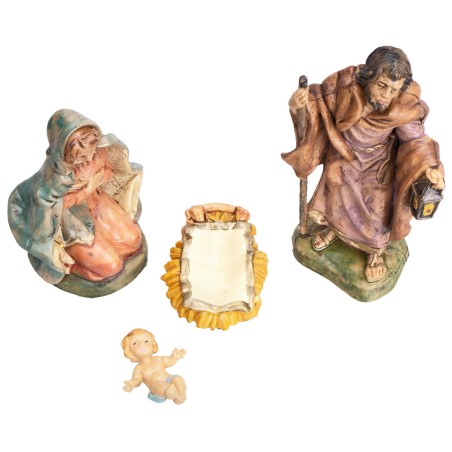 Nativity Set 3 pieces 10 cm Euromarchi for Mondo Presepi nativity scene