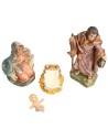 Set Natività 3 pezzi 10 cm Euromarchi per presepe Mondo Presepi