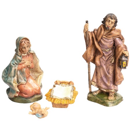 Nativity Set 3 pieces 10 cm Euromarchi for Mondo Presepi nativity scene