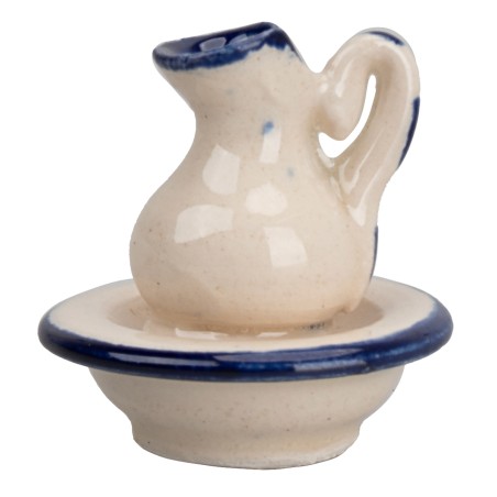 Brocca in ceramica cm 2,6 per presepe Mondo Presepi