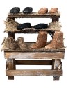 Puesto de madera del zapatero cm 9x5x11 h