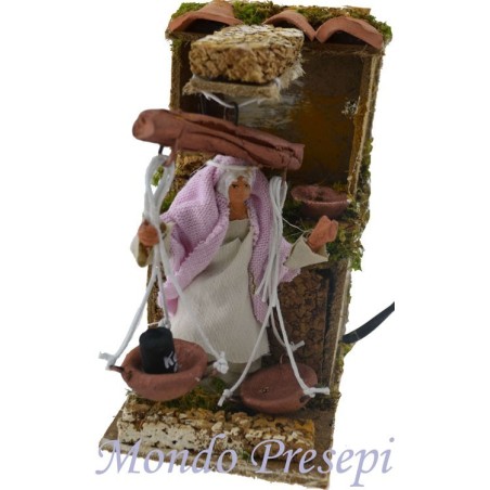 The woman in the weighing in movement