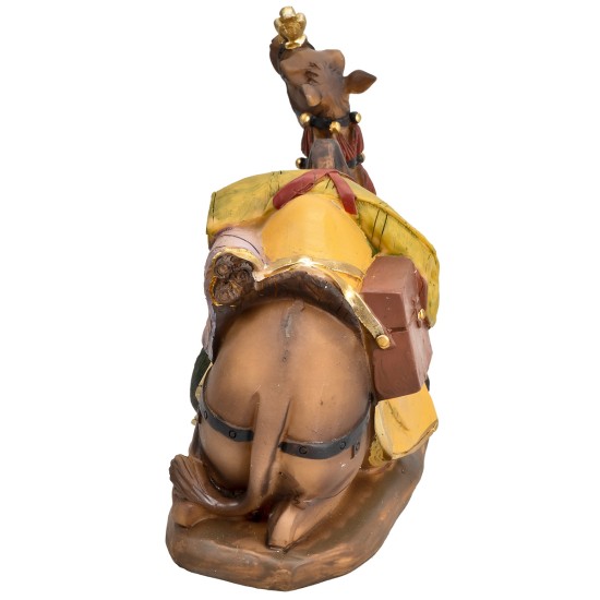 Sitting camel in resin recommended for 15 cm nativity scene