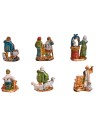 Set of 6 figurines 3,5 cm Euromarchi