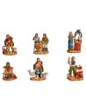 Conjunto de 6 estatuillas Euromarchi de 4 cm para belén Mundo Pesebres