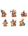 Set 6 statuine 3,5 cm Euromarchi