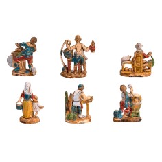copy of Set 6 statuine Euromarchi 4 cm per presepe Mondo Presepi 2