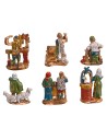 Juego de 6 figuritas 3,5 cm Euromarchi
