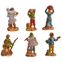 copy of Set 6 statuine Euromarchi 4 cm per presepe Mondo Presepi 2