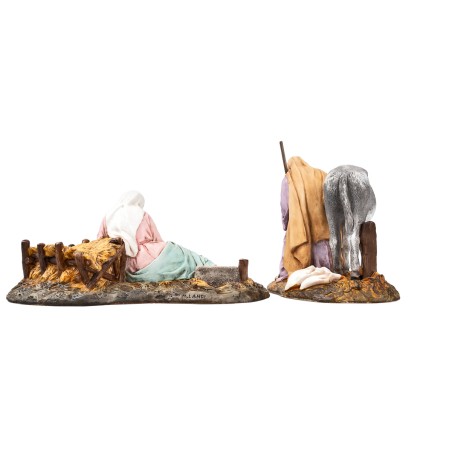 Nativity 15 cm in resin Landi Moranduzzo nativity scene