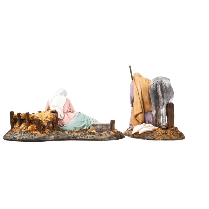Nativity 15 cm in resin Landi Moranduzzo nativity scene