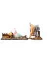 Nativity 15 cm in resin Landi Moranduzzo nativity scene
