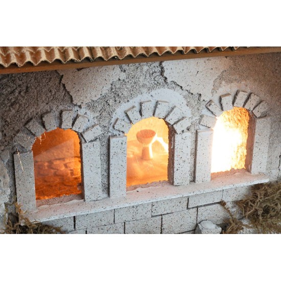 Iglesia con campanario para estatuas de 12-15 cm para belén Mundo