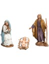 Nativity 3 figures decoration '700 series 10 cm Landi Moranduzzo
