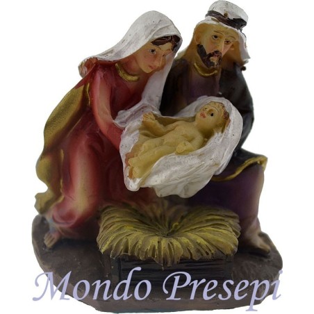 Cm 5,5 Natività in resina Mondo Presepi