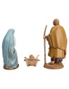 Natividad 3 figuras decoración ‘700 serie 10 cm Landi Moranduzzo