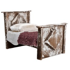 copy of Letto matrimoniale in legno cm 8x5x2,5 h per presepe