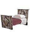 copy of Wooden double bed cm 8x5x2.5 h for nativity scene