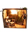 Shoe repair shop with working light cm 19.5x11.7x16 h