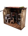 Shoe repair shop with working light cm 19.5x11.7x16 h
