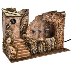 Fountain with three jets with electric pump cm 2