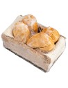 Wooden box with bread cm 3.2x1.8x2.3 h for Mondo nativity scene