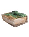 Wooden crate with cucumbers 4x3x2 cm h