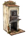 Casa napoletana a due piani con balcone cm 20x20x38,5 h