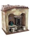 Osteria cm 18,5x14,5x21,5 h para estatuas de 10 cm para belén
