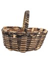 Copia de Cesta de mimbre con asas 9 cm para pesebre Mundo