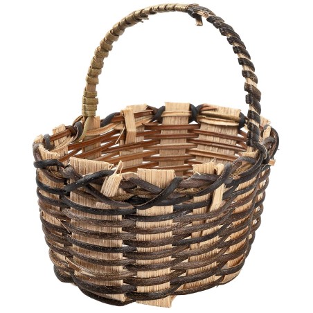 Copia de Cesta de mimbre con asas 9 cm para pesebre Mundo
