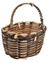 Copia de Cesta de mimbre con asas 9 cm para pesebre Mundo