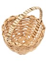 Cesto in vimini con manico Ø 6,4 cm per presepe Mondo Presepi