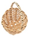 Cesto de mimbre con asa Ø 6,4 cm para belén Mundo Pesebres