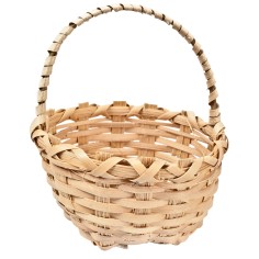 Wicker basket with handle Ø 6.4 cm for nativity scene Mondo Presepi